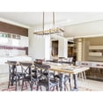 thumbnail image 4 of Serena 30 inch crystal rectangle chandelier in satin gold, 4 of 9