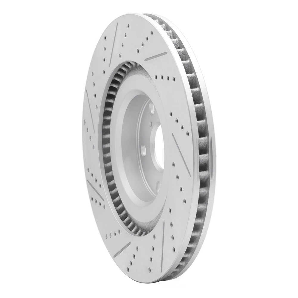 Dynamic Friction Company 830-75035D DFC Geoperformance Rotor - Drilled and Slotted