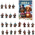thumbnail image 1 of Matoen12 Christmas Countdown Calendar Christmas Blinds Box Gift Dog Christmas Tree Pendant Blinds Box, 1 of 7