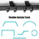 thumbnail image 5 of 5 Meters Black Bendable Ceiling Curved Curtain Track Flexible Ceiling Curtain, 5 of 5