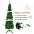 thumbnail image 5 of GVN Christmas Tree,Tree Christmas,Xmas Tree,Artificial National Foot Kingswood Fir Pencil Christmas Tree-6.5ft, 5 of 5