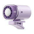 thumbnail image 1 of Fengbin Car Clip on Air Conditioner Fan Mini Cooling System for Auto Vehicle Strong Clip 360 Rotation for Camping Beach Daily Commute Purple, 1 of 9
