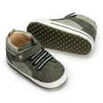 thumbnail image 3 of HsdsBebe Baby Boys Girls Shoes Infant High Tops Ankle Sneakers Soft Anti-Slip Sole for First Walkers 3-18 Months, 3 of 8