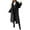 Black, variant on Womens Coats Fall Jackets for Women Women Mid Long Coat Trench Coat Casual Mid Long Overcoat Lapel Open Front Cardigan Outwear Winter Coat