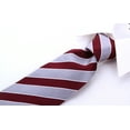 thumbnail image 4 of Scott Allan Mens College Striped Necktie, 4 of 5