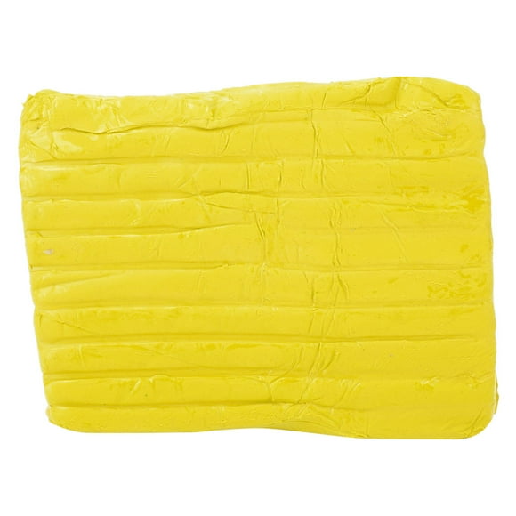 Soft Ceramics Polymer Clay DIY Craft Modeling Colorful Clay Sculpture Block (Yellow)