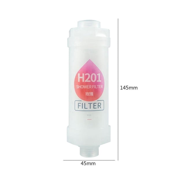 Fragancia Filtro de ducha Purificación Eliminación de cloro Suministros de baño (rosa) Sywqhk Libre de BPA
