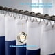 thumbnail image 3 of Cortina de ducha AmazerBath azul marino 180 x 180 cm con 2 piedras, 3 of 6