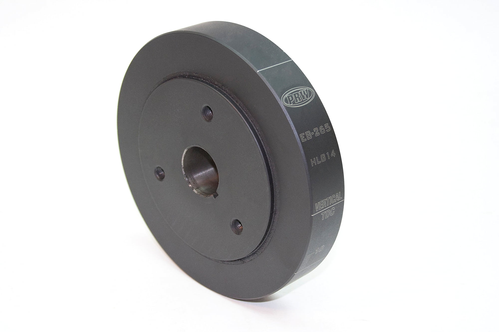DAMPER HI-PERF CHEV SB 262-350 WB 348-409 1955-95 0-BAL 6.75 OD LASER ETCHED BLACK