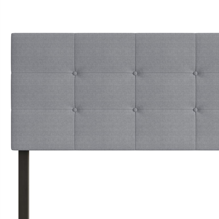 Home Design Gina Queen Tufted Upholstered Headboard photo 3