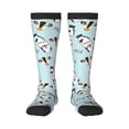 thumbnail image 2 of Lsque Milk Bottles And Cow Head Printed Crew Socks Men's Women's LightWeight Thin Casual Calf Socks ,Knee High Socks,Cotton Socks, 2 of 9
