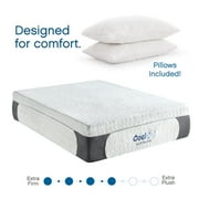 Cool Gel 14 Queen Medium Tight Top Gel Memory Foam Queen Mattress with 2 Bonus Pillows