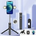 thumbnail image 5 of 104cm Phone Tripod with Double Fill Light,Remote, 360 Degree Rotation, Durable and Stable, 104cm Height for Selfie Live Broadcast, 5 of 5