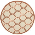 thumbnail image 6 of SAFAVIEH Courtyard Estelle Geometric Indoor/Outdoor Area Rug, 2'7" x 5', Beige/Terracotta, 6 of 11