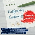 thumbnail image 6 of Faber-Castell Calligraphy Pitt Artist Pen Set - 6 Multi Colored Calligraphy Pens, 6 of 6