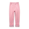 thumbnail image 5 of Children's Fashion Solid-Colour Fleece-Lined Thermal Trousers And Base Layer Bottoms, Fleece-Lined Interior Design For Enhanced Thermal Warmth And Comfort During Cool Seasons,, 5 of 6