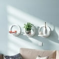 thumbnail image 3 of Wall Floating Shelf Nordic Style Storage Shelf Punch Free Planter Holder Shelf Bracket, 3 of 9