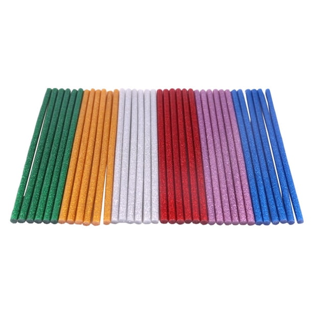 60 uds barras de pegamento caliente barras de pegamento caliente de colores manualidades DIY barras de fusión en caliente