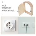 thumbnail image 5 of Fake Mini Wooden Door Light Switch Cover Creative Outlet Plate Baby Proofing Socket Outlet Cover Easy Installation No Drilling Self-Adhesive Switch Panel, 5 of 5