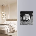 thumbnail image 4 of Yayeee Toggle Light Switch Wall Plate 2-Gang 4.56"x4.48" Decorative Outlet Cover, Black Moon, 4 of 7