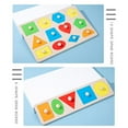 thumbnail image 5 of Wooden Preschool Colorful Shape Puzzle Intelligence Puzzle Wooden Pattern Blocks Geometric Shape Puzzle Set Classic Educational Toys Wooden Shape Puzzles for Toddlers Kids Boys Girls, 5 of 21