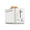 White, variant on Toastmaster 2-Slice Toaster, Stainless Steel, Extra Wide Slots, High Rise Toast Lift, Gluten Free Setting, 900W