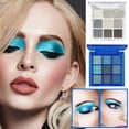 thumbnail image 1 of Sombra de Ojos Ahumada Dark Punk, Paleta de Nueve Colores, Acabado Perlado Mate y Brillante, Fórmula Resistente Al Agua de Larga Duración, Fácil Aplicación, Maquillaje Diario o de Fiesta, Ideal para, 1 of 2