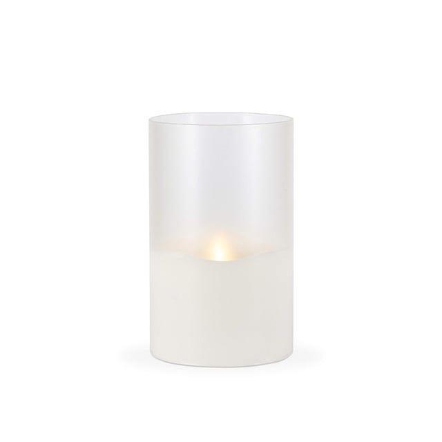 Vela Everlasting Glow, 13 cm x 20 cm, cristal esmerilado Illumaflame