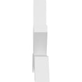 thumbnail image 3 of 96"W x 24"H x 4"D x 4"F, 6/12 Pitch, Vanguard Architectural Grade PVC Gable Bracket, 3 of 8