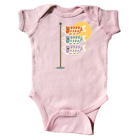 

Inktastic Japanese Carp Fish Flags Gift Baby Boy or Baby Girl Bodysuit