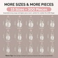 thumbnail image 6 of MelodySusie Medium Coffin Nail Tips, 300Pcs Clear Acrylic, Half Matte Full Cover Press on Nails for DIY Extension & Salon Use, 15 Sizes Pre-Shaped for Long-Lasting Manicure, 6 of 7