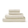 thumbnail image 2 of Brielle Home Flannel Sheet Set Cotton Soft Warm & Cozy Modern Chic with Elastic Deep Pockets, Twin, Cream, 2 of 4