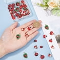 42Pcs 7 Styles Alloy Enamel Pendants Ladybug Charm Mixed Color 12.5 ...