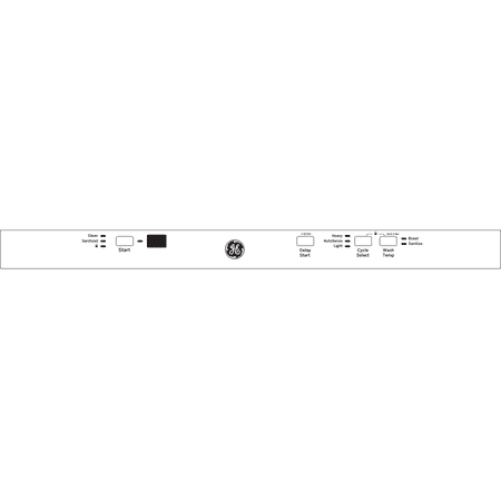 GE GDT226SGLBB 24 inch Top Control Built-In Dishwasher