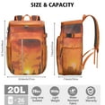 thumbnail image 3 of Cooler Backpack Insulated Backpack Cooler for Men & Women,Cactus Desert Drink Beverage Beer Bag Cooler for Road Trips, 3 of 6