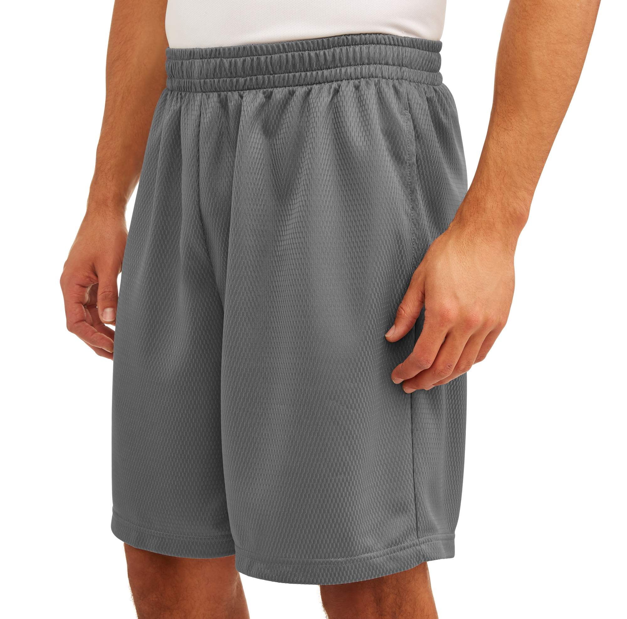 Mens Athletic Perforated Shorts With Band