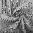 thumbnail image 3 of Womens Sparkly Sequin Tops Dressy Casual 3/4 Sleeve V Neck Shirts Holiday Glitter Shimmer Top Evening Night Glitter Party Outfits, 3 of 5