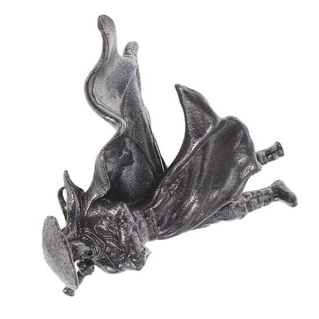 Amosfun Vintage Architectural Model Ornaments Miniature Metal Statue 1 Pcs Bonsai Display