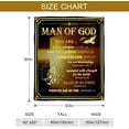 thumbnail image 6 of Pastor Appreciation Gifts, Pastor Gifts for Men, Unique Pastor Gifts, Pastor Birthday Gifts, Gifts for Pastor, Thank You Gift for Pastor, Christian Pastor Gifts Blanket 60"x50"(Gold), 6 of 6