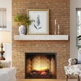 thumbnail image 3 of Country Living Hatteras 72" Wood Fireplace Mantel Shelf - Whitewash, 3 of 7
