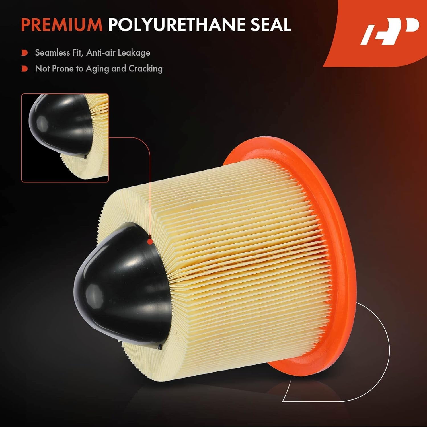 A-Premium 2-PC Engine Air Filter Compatible with Ford & Lincoln Models - F-150 F-250 F-350 F-450 F-550 Super Duty Mustang Expedition Excursion E-150 E-250 E-350 E-450 Navigator - Replace# CA8039