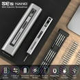 thumbnail image 3 of AM ARROWMAX Mini Electric Screwdriver,60 in 1 Magnetic Precision Screwdriver ,5-Gear Torque ,OLED Display,Rechargeable Cordless Power Screwdriver Set,SES Nano, 3 of 16