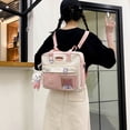 thumbnail image 4 of Bolsa Mochila de hombro Kawaii Mochila de estudiante japonés Bolso bandolera (Rosa) JShteea Para Estrenar, 4 of 9