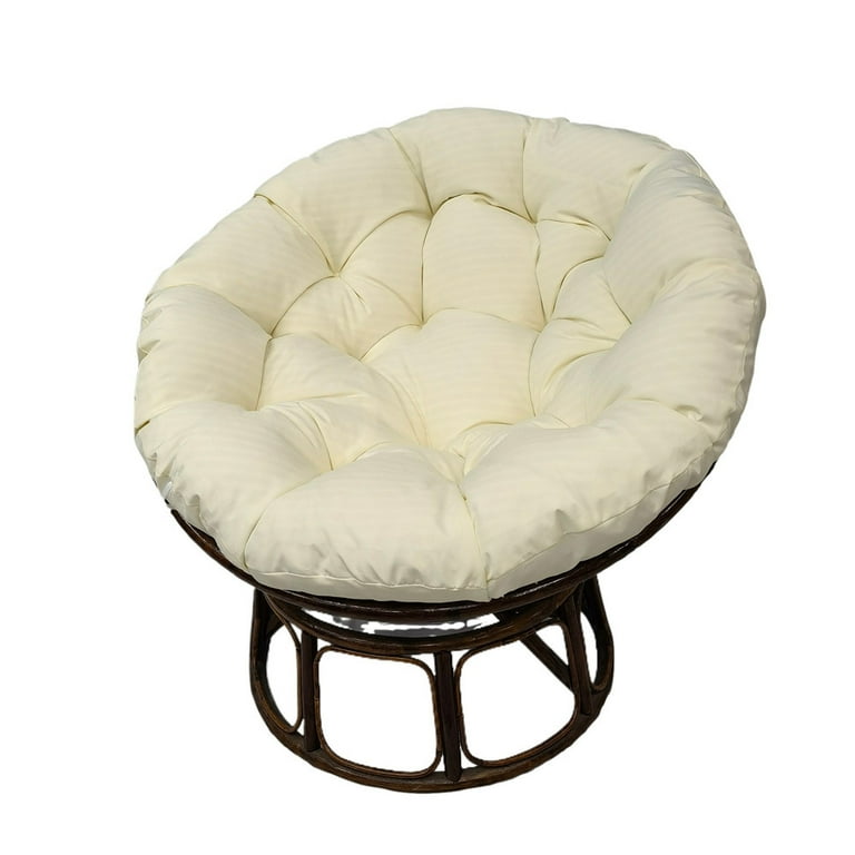 TOPCHANCES Waterproof Papasan Chair Cushion Only, 47 inch Tuffed