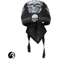 thumbnail image 2 of Hot Leathers Authentic Bikers Premium Headwraps, BAD SCRATCH, "Ride Fast, Live Hard" - High Quality Micro-Fiber HEADWRAP, 2 of 5