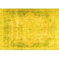 thumbnail image 1 of Ahgly Company Indoor Rectangle Persian Yellow Traditional Area Rugs, 6' x 9', 1 of 4