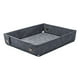 thumbnail image 1 of Bandeja de valet, bandeja de recogida plegable de cuero sintético, organizador de mesita de noche, placa de almacenamiento de llaves para auriculares, azul grisáceo, 1 of 8