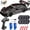 Black, variant on Drifty Boyz RC Car, 1:24 High-Speed 4WD RC Drift Car, 30KM/H Racing, Drifting, 2.4GHz Remote Control, Replaceable Tires, LED Lights, Durable PVC, ABS Construction for Hobbyists