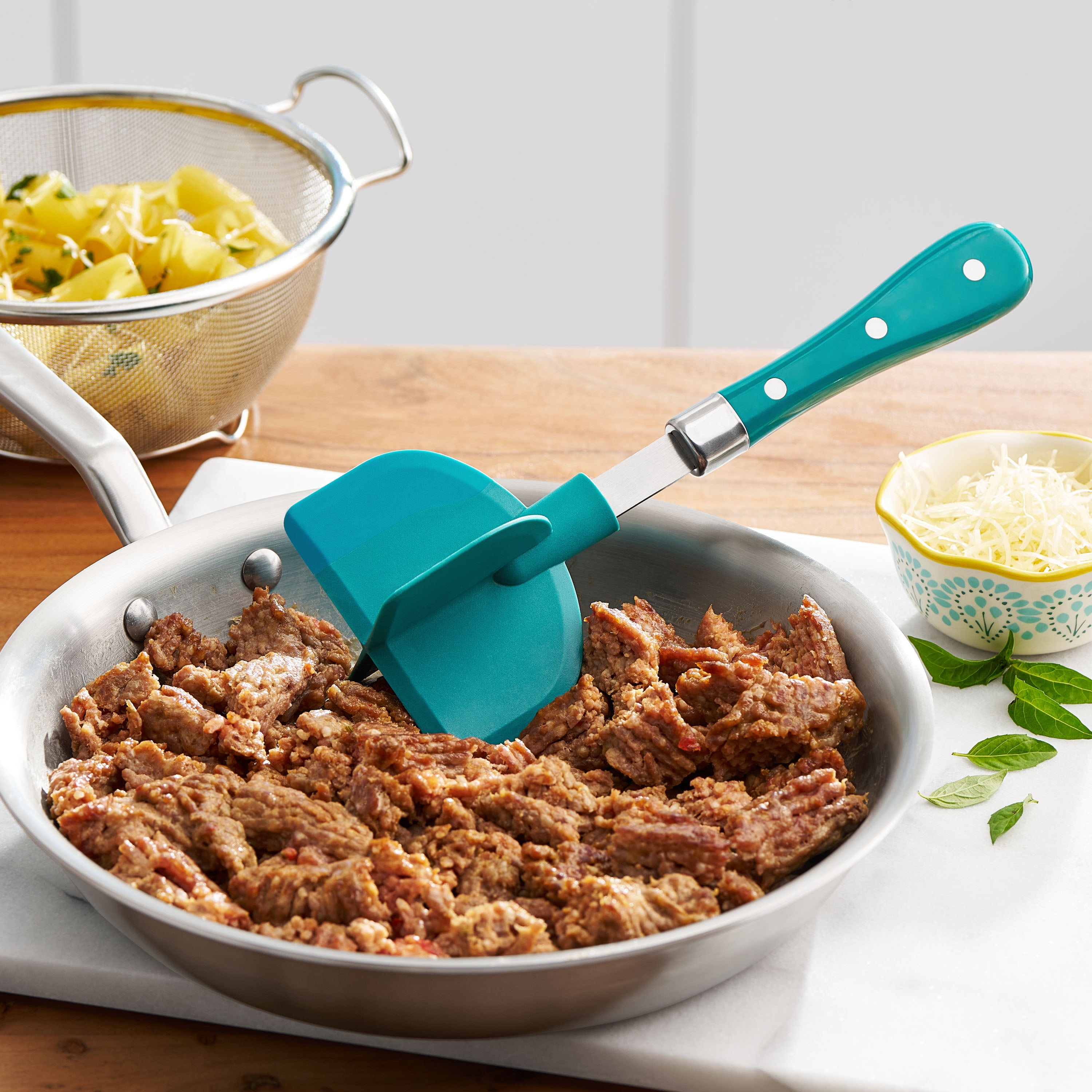 The Pioneer Woman 12-inch Meat Chopper, Teal - Walmart.com The Pioneer Woman 12-inch Meat Chopper, Teal - Walmart.com