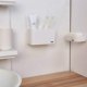 thumbnail image 5 of caja de cepillo de dientes de baño en la pared - soporte para pasta de dientes (4 ranuras para cepde de dientes + 6 ranuras para la cabeza para cepillo de dientes eléctricos) (blanco), 5 of 5